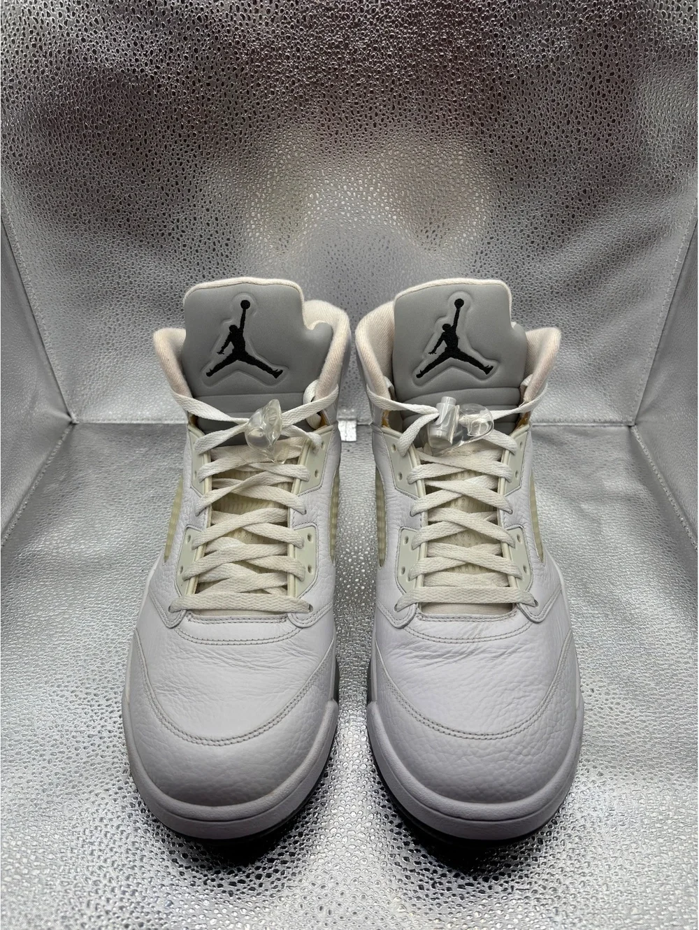 Air Jordan 5 white metallic 2015